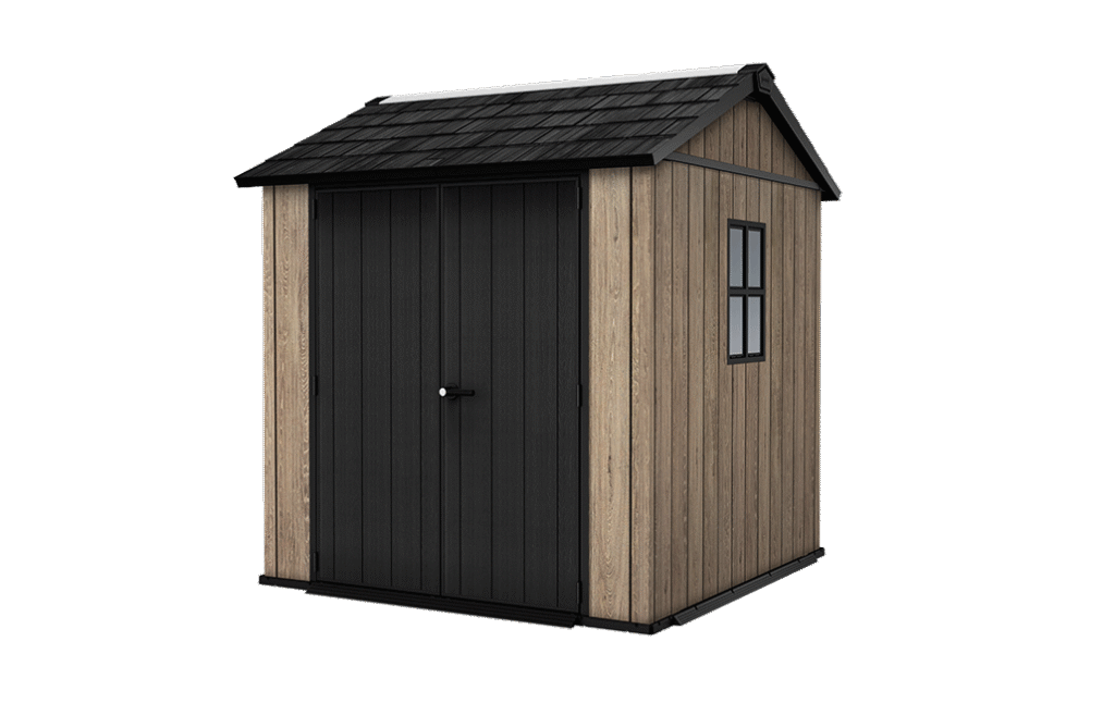 Signature Apex Shed 7x7.5ft - Ashwood Brown